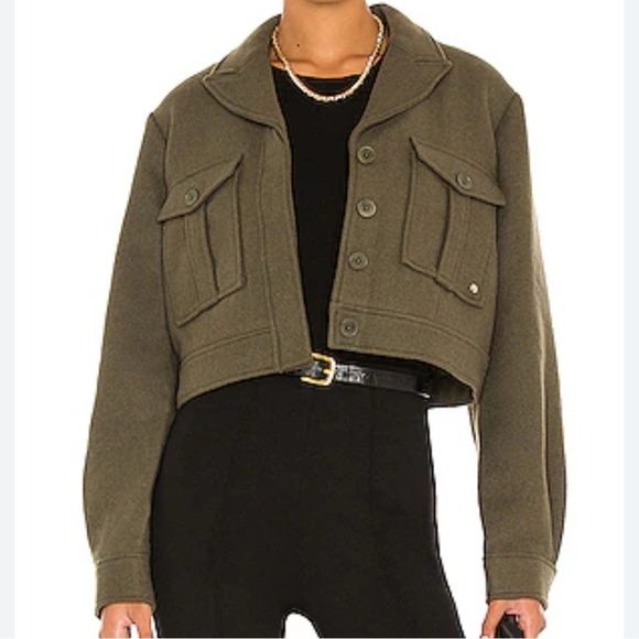 Anine Bing Jackets & Blazers - Anine Bing Dallas Jacket Army Green Size Small